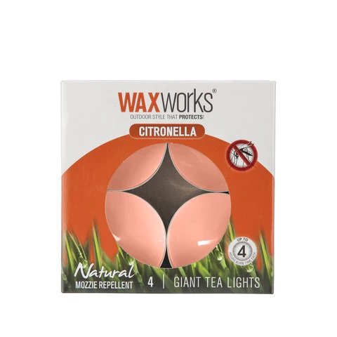 Citronella Giant Tea Lights 1X4-WW915