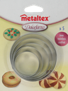 Cookie cutters in Circle, set of 5