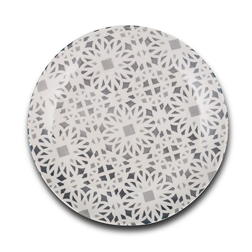 Porcelain fruit plate "Maiolica grey" 19cm