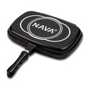Die cast aluminium double grill pan