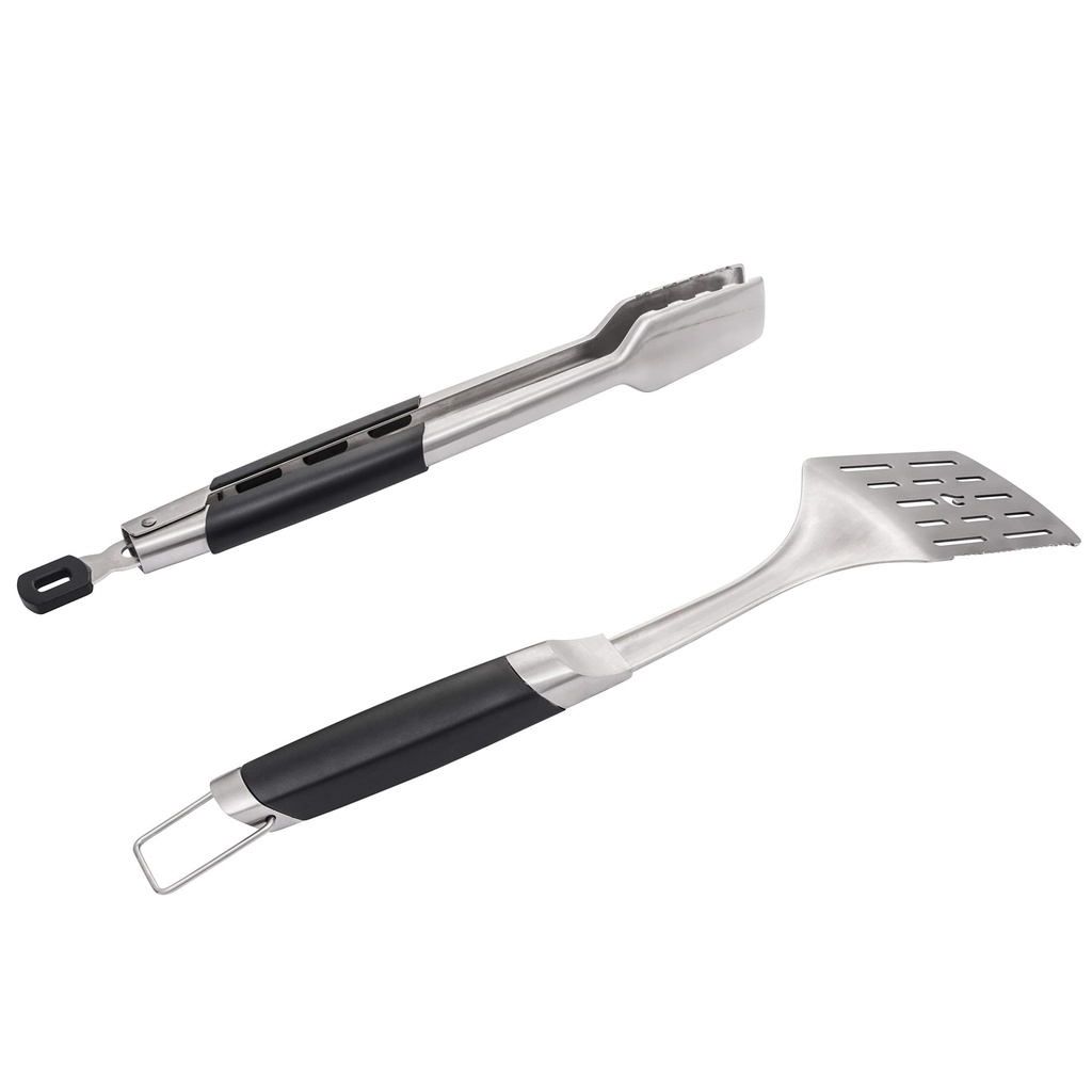 "CHAR-BROIL TOOLSET, 2PC, SPAT + TONGS, CRAVE, R04 "