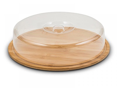 Bamboo cheese box "Terrestrial" 28cm