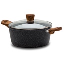Casserole "Nature" with nonstick stone coating 20cm