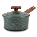 Die cast aluminum saucepan "Ωmega" with lid and nonstick stone coating 16cm
