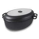 Die-cast aluminium multifunctional roaster "Funtzio" with nonstick stone coating 39.5cm