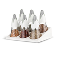 6 JARS SPICE RACK SET - S89932000