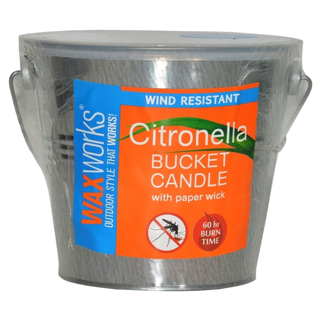 Citronella Wind Resist Bucket Candle 60Hrs-WW413