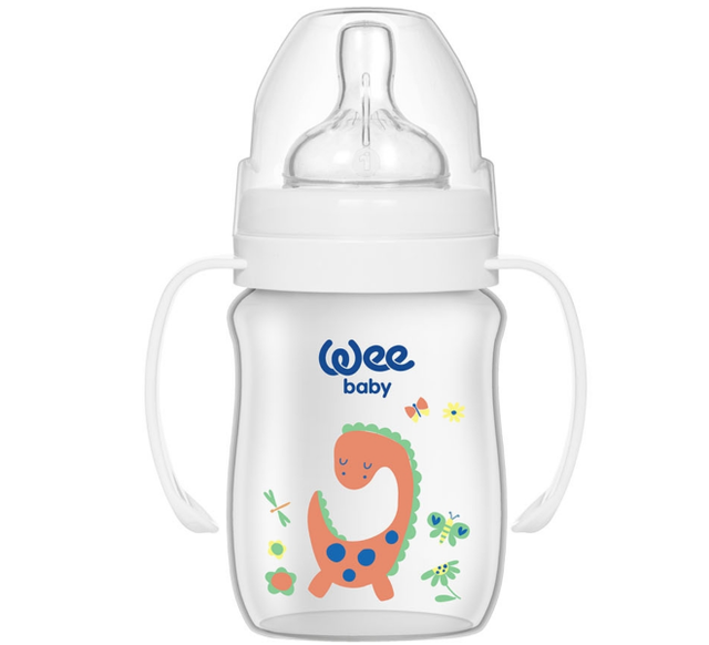PP Classic+ Wide Neck Feeding Bottle with Grip 150ml - 137