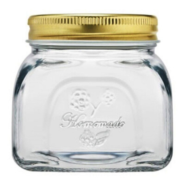 HOMEMADE JAR W/METAL COVER OB. 1x24)300 CC