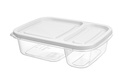 2 SECTION SMALL SMART RECTANGLE STORAGE BOX