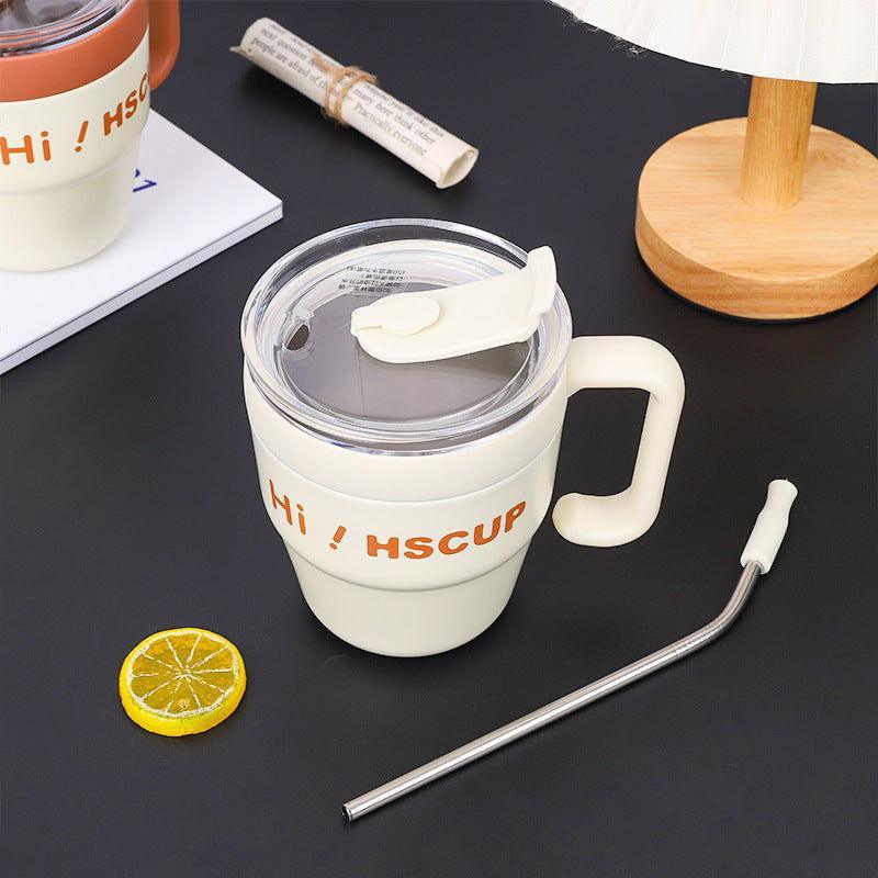 Coffee Cup Stainless Steel 480ML SSB-019-Brown
