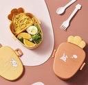 Lunch Box Plastic LBP-004-Yellow