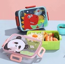 Kids Lunch Box Plastic with Spoon LBP-006-Unicorn