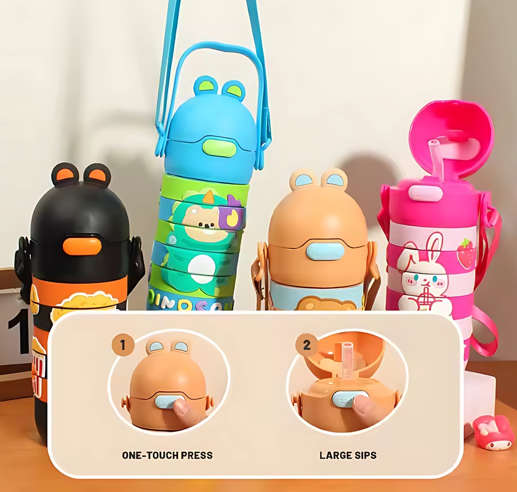 Kids Water Bottle Stainless Steel 300ML SSB-024-Blue