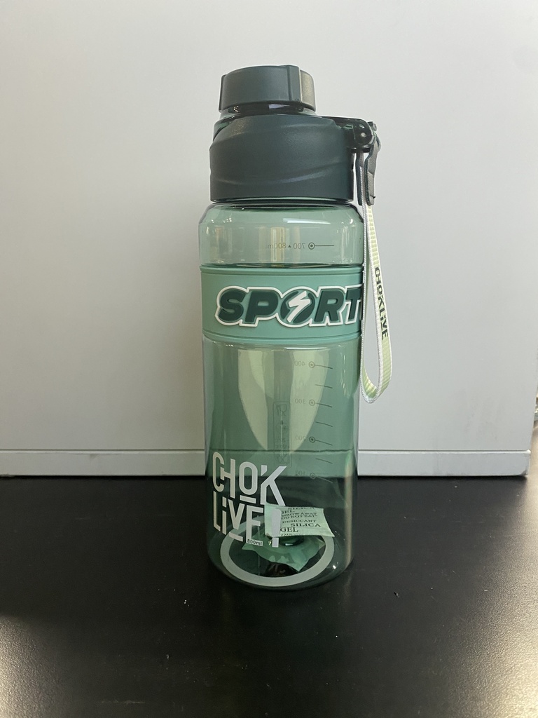 Water Bottle Plastic Assorted colors 800ML 1123-14 Water Bottle