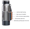 Water Bottle Stainless Steel 800ML SSB-027-Black