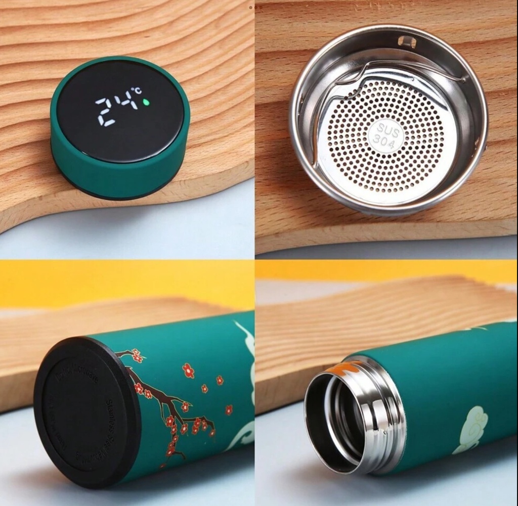 Water Bottle Stainless Steel MIN-029-Green