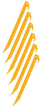 PP plastic tent pegs, 5pcs