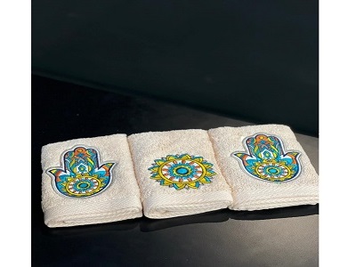 3- PIECE TOWEL SET 30*30CM 1