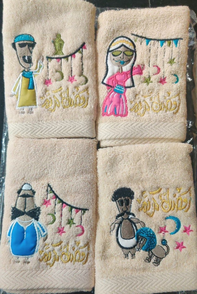 4- PIECE TOWEL SET 30*30CM 1