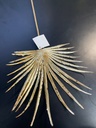 BRANCH GLITTER PALM, PLASTIC, SIZE: 56CM, LIGHT BROWN COLOR/ 56X1X1MM, HANGTAG