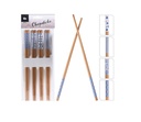 CHOPSTICKS, BAMBOO, SET OF 8PCS, 24CM LENGHT, 7MM THICKNESS. 4 ASSORTED PRINTS