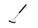 BBQ BRUSH TRIANGLE SHAPE METAL WIRE WITH PP SOLID HANDLE AND LEATHER STRAP