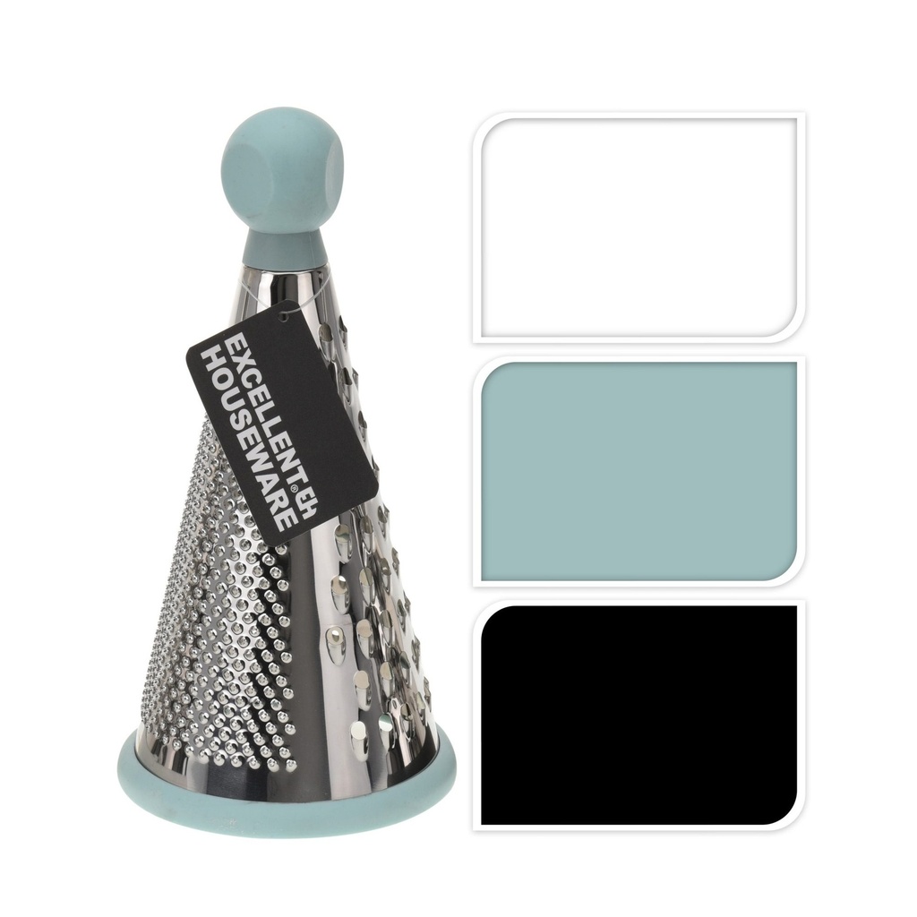 GRATER STAINLESS STEEL WITH PP KNOB AND TPR RIM
