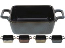 OVEN DISH STONEWARE WITH 2 HANDLES, 430ML / 14,54 OZ, REACTIVE GLAZE. SIZE 190X115X53MM. 4 ASSORTED COLOURS