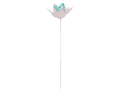 FLOWER ON PICK, PP, WIRE, SIZE: 16X16X67CM, WEIGHT: ... GRAM, COLOUR CLEAR/ 160X160X670MM, HANGTAG