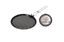 BBQ PIZZA PAN WITH HOLES, OUTSIDE DIA 33CM AND MAXIMUM COOKING DIA 30CM, 0,8 MM THICKNESS