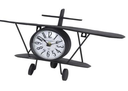 CLOCK SHELVE PLANE MODEL, SIZE 375X100X200MM METAL. TWO SHELVES