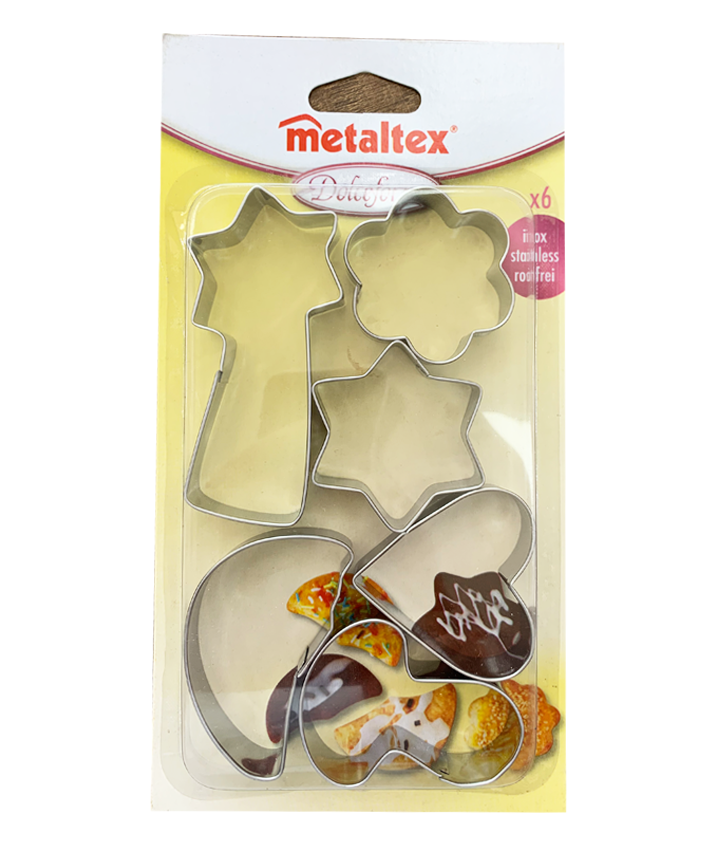 Cookie cutters, set of 6