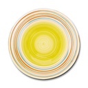 Stoneware fruit plate "Lines green" 19cm