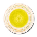 Stoneware dinner plate "Lines green" 27cm