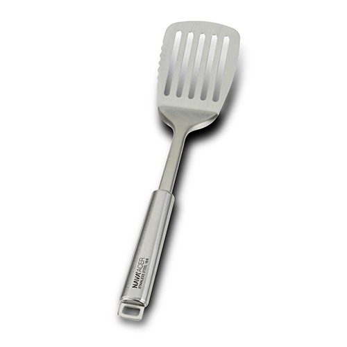 Stainless steel slotted serving spatula "Acer" 35cm