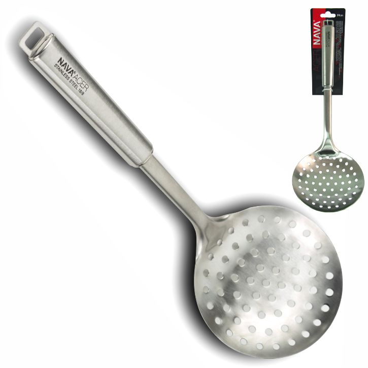 Stainless steel wide skimmer "Acer" 34cm