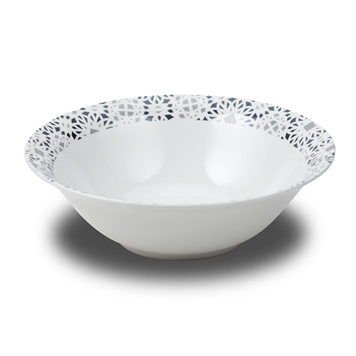 Porcelain salad bowl "Maiolica grey" 23cm