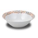 Porcelain salad bowl "Maiolica orange" 23cm