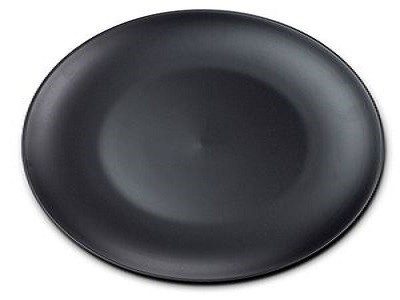 Stoneware dinner plate "Soho" black 26.5cm