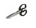 Stainless steel 5 blade herb scissors with cleaning comb "Misty" 19cm