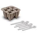 Silicone ice cream tray "Misty" 14.5cm
