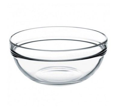 Nappy bowl, tempered, 105mm 6 pieces 
