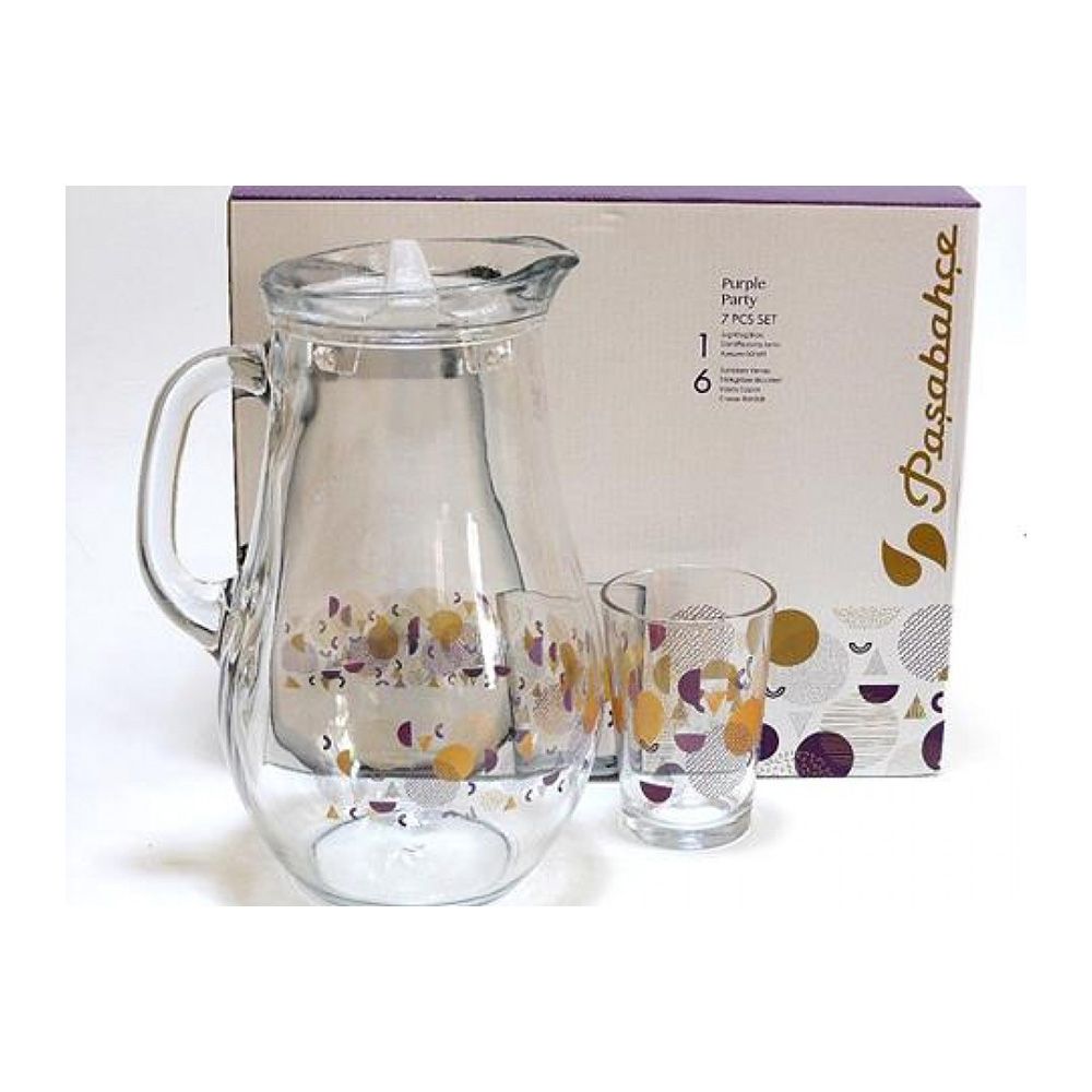 Beverage set with transparent lid