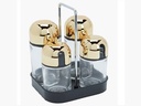 4 PCS SALAD DRESSING SET WITH RACK - S7865300105