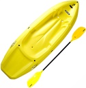 LIFETIME 6FT YOUTH KAYAKS WAVE 183cm - YELLOW, WITH PADDLE
