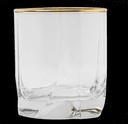Luna Gold Rim Tumbler, set of 6