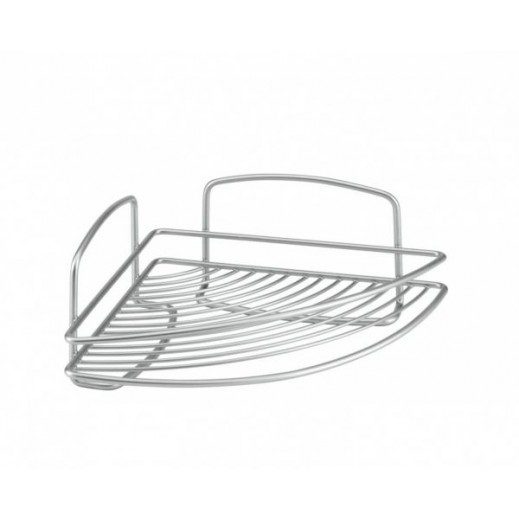 Brass 'Onda' 1-Tier  Corner Side Rack