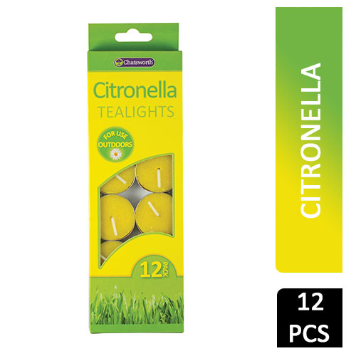 Citronella Tea Lights 1X12 PCS