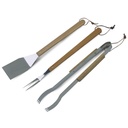 DELUXE STAINLESS STEEL HARDWOOD 3PC TOOL SET